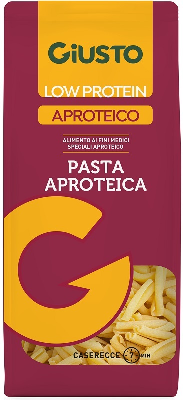 GIUSTO APROTEICO CASERECCE 250 G - Farmapre