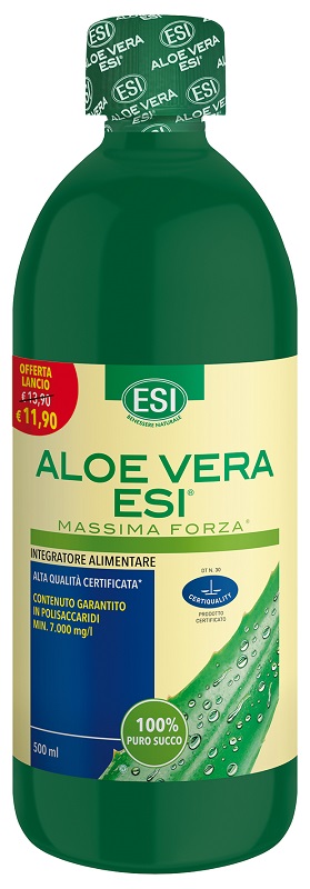 ESI ALOE VERA SUCCO MASSIMA FORZA 500 ML OFFERTA - Farmapre