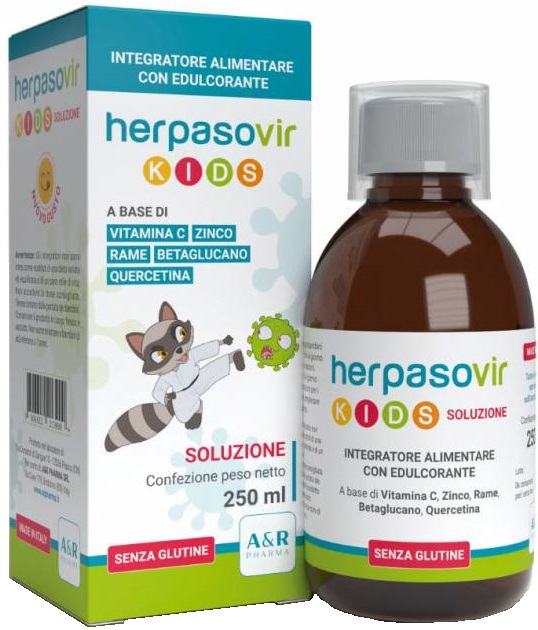 HERPASOVIR KIDS SOLUZIONE RT 250 ML - Farmapre