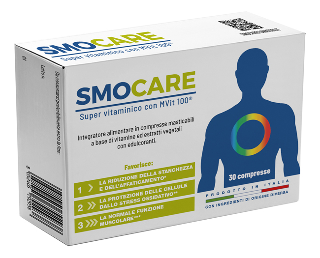SMOCARE SUPER VITAMINICO CON MVIT 100 30 COMPRESSE - Farmapre
