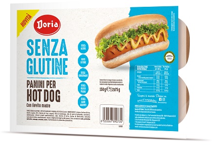 DORIA PANINI PER HOT DOG HB 2 PEZZI DA 75 G - Farmapre
