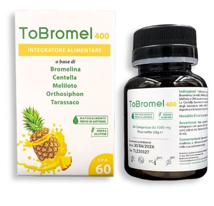 TOBROMEL 400 60 COMPRESSE - Farmapre