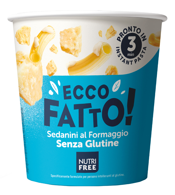 NUTRIFREE ECCO FATTO SEDANINI AL FORMAGGIO 70 G - Farmapre