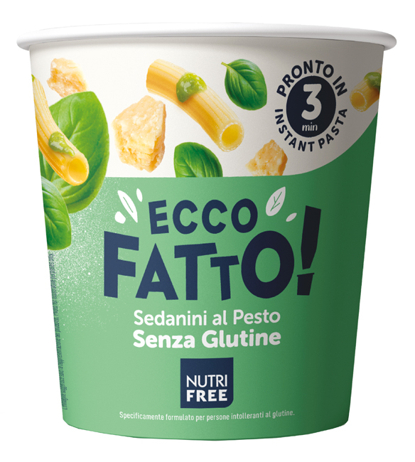 NUTRIFREE ECCO FATTO SEDANINI AL PESTO 70 G - Farmapre