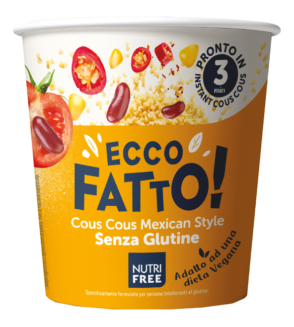 NUTRIFREE ECCO FATTO COUS COUS MEXICAN STYLE 70 G - Farmapre