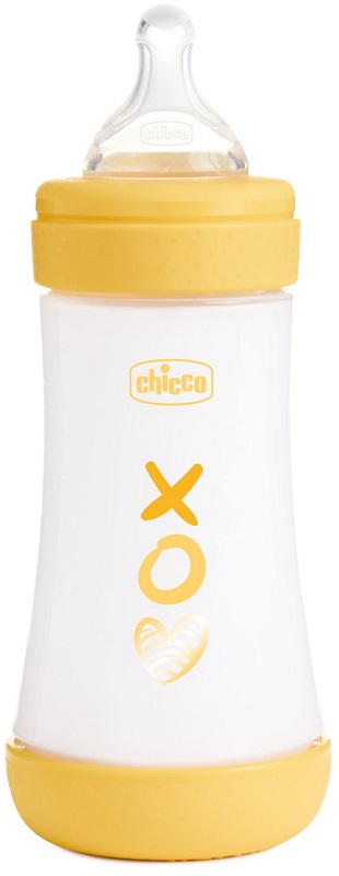 CHICCO BIBERON P5 240ML MED SILICONE UNI - Farmapre