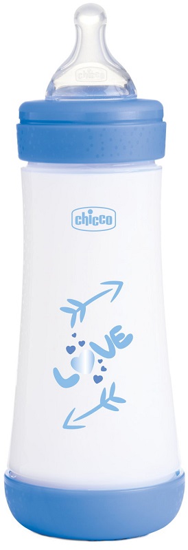 CHICCO BIBERON P5 300ML FAST SILICONE BOY - Farmapre