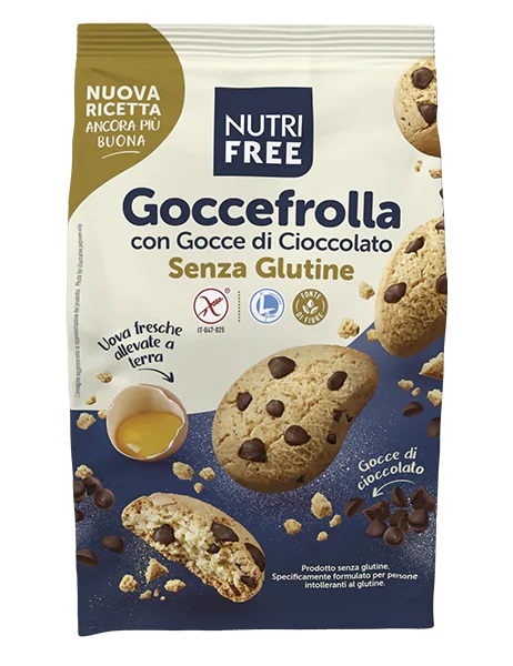 NUTRIFREE GOCCEFROLLA CON GOCCE DI CIOCCOLATO 300 G - Farmapre