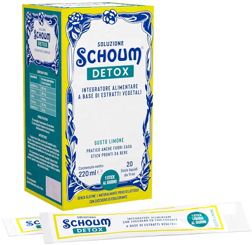 SOLUZIONE SCHOUM DETOX 20 STICK - Farmapre
