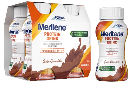 MERITENE DRINK CIOCCOLATO 4 PEZZI DA 200 ML - Farmapre