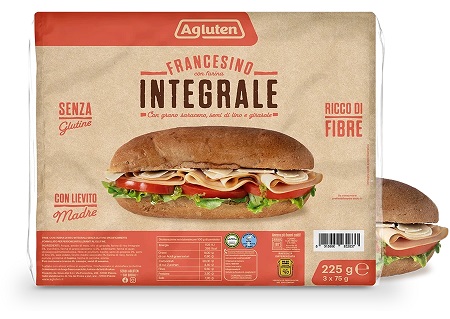 AGLUTEN FRANCESINO FARINA INTEGRALE 225 G - Farmapre