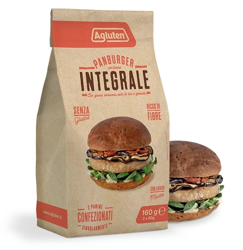 AGLUTEN PANBURGER FARINA INTEGRALE 160 G - Farmapre