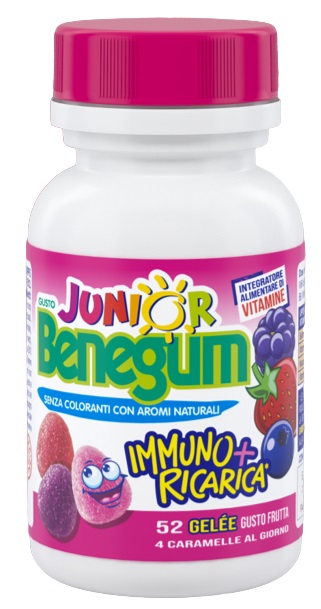 BENEGUM J IMMUNO + RICARICA FRUTTI ROSSI 156 G - Farmapre