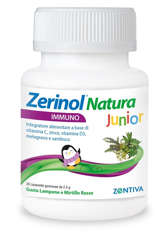 ZERINOL NATURA IMMUNO JUNIOR 30 CARAMELLE GOMMOSE - Farmapre