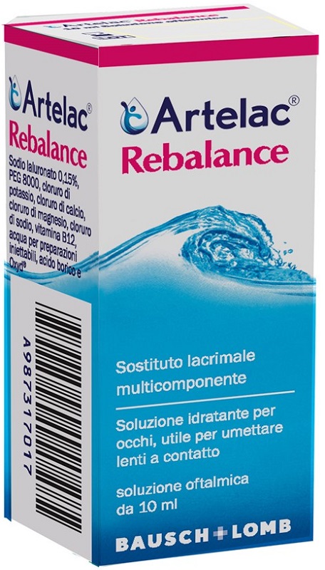 GOCCE OCULARI MULTIDOSE ARTELAC REBALANCE SENZA CONSERVANTI 10 ML - Farmapre