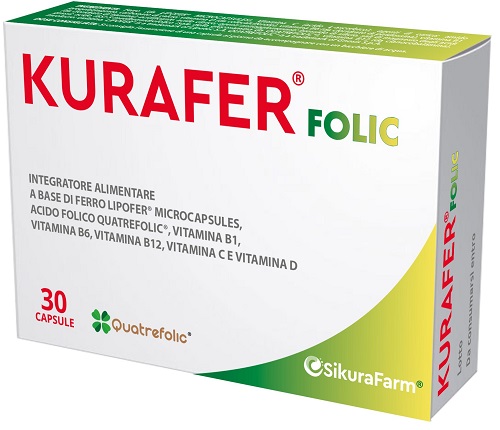 KURAFER FOLIC 30 CAPSULE - Farmapre