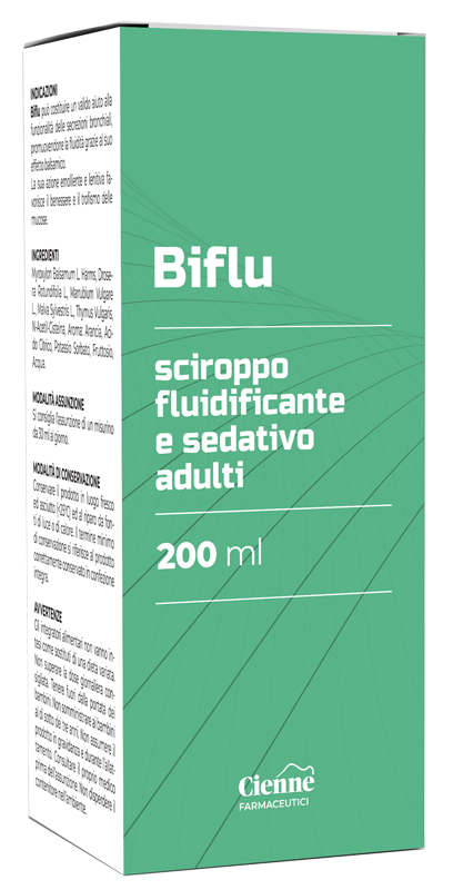 BIFLU SCIROPPO ADULTI FLUIDIFICANTE E SEDATIVO ADULTI 200 ML - Farmapre