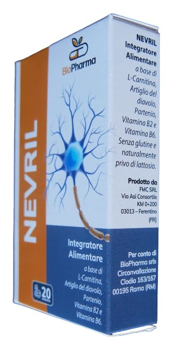 NEVRIL 20 COMPRESSE SENZA GLUTINE NATURALMENTE PRIVO DI LATTOSIO - Farmapre