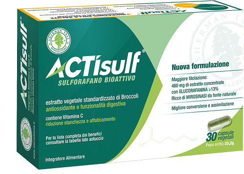 ACTISULF SULFORAFANO 30 CAPSULE VEGETALI - Farmapre