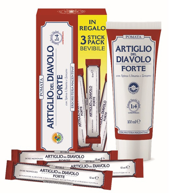 ARTIGLIO DIAVOLO KIT 1 POMATA 100 ML + 3 STICK DA 12 ML - Farmapre