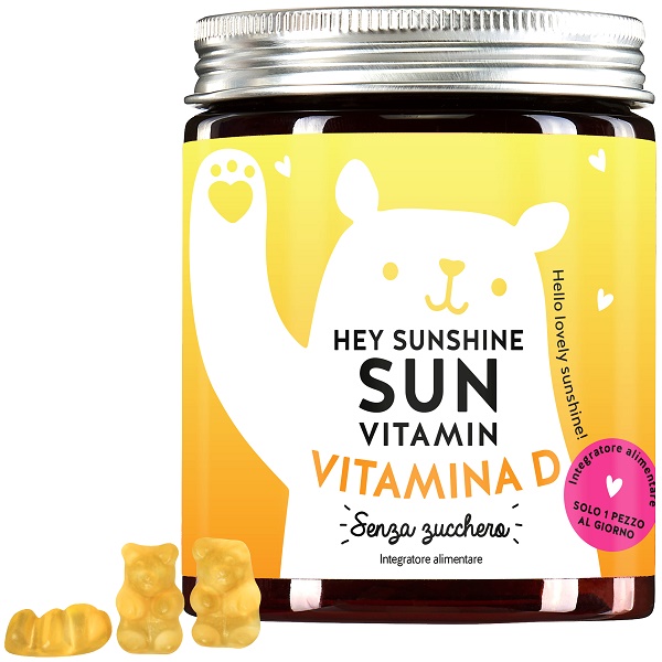 HEY SUNSHINE SUN VITAMINS MIT D3 SUGARFREE 45 CARAMELLE GOMMOSE - Farmapre