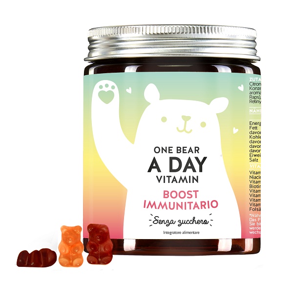 ONE BEAR A DAY VITAMIN IMMUN BOOST MIT VITAMIN C & D 45 CARAMELLE GOMMOSE - Farmapre