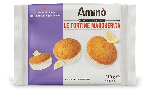 AMINO' LE TORTINE MARGHERITA 4 PEZZI X 52,5G - Farmapre