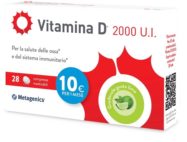 VITAMINA D 2000UI 28 COMPRESSE MASTICABILI - Farmapre