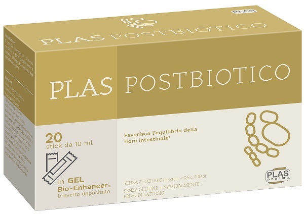 PLAS POSTBIOTICO 20 STICK PACK - Farmapre