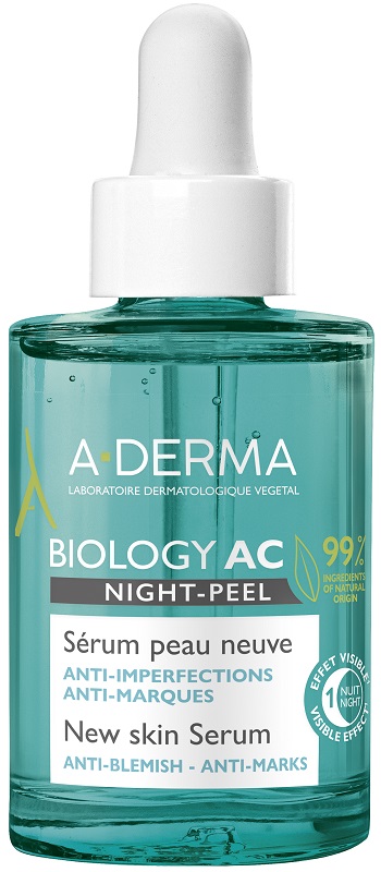 ADERMA BIOLOGY AC SIERO NIGHT PEEL 30 ML - Farmapre