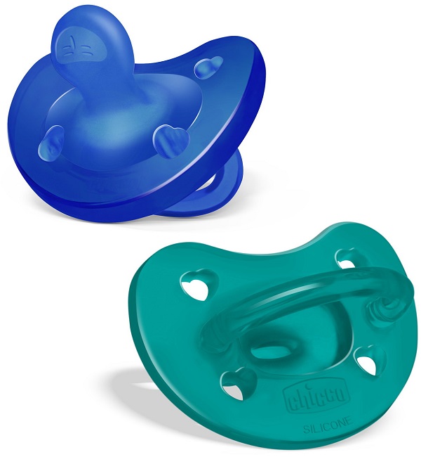 CHICCO GOMMOTTO SILICONE AZZURRO 6-16 MESI 2 PEZZI - Farmapre