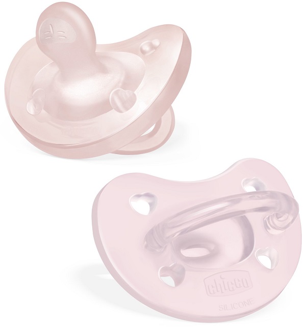 CHICCO GOMMOTTO SILICONE ROSA 2-6 MESI 2 PEZZI - Farmapre