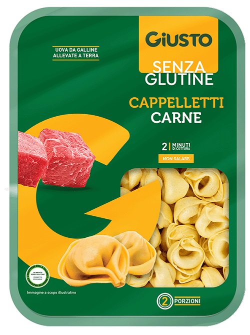 GIUSTO SENZA GLUTINE CAPPELLETTI DI CARNE 250 G - Farmapre