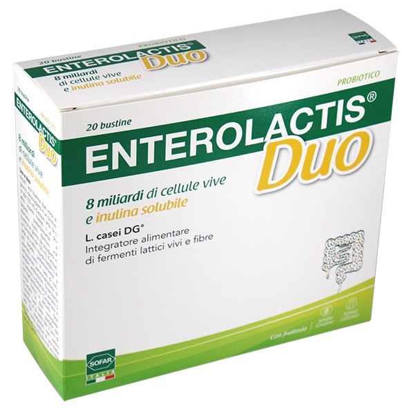 ENTEROLACTIS DUO POLVERE 20 BUSTINE - Farmapre