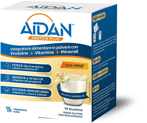 AIDAN PROTEIN PLUS VANIGLIA 14 BUSTINE - Farmapre