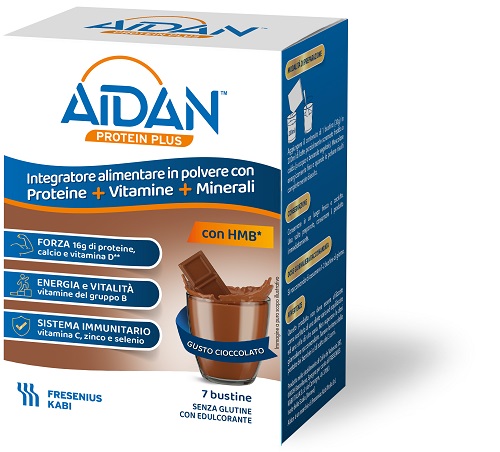 AIDAN PROTEIN PLUS CIOCCOLATO 7 BUSTINE - Farmapre