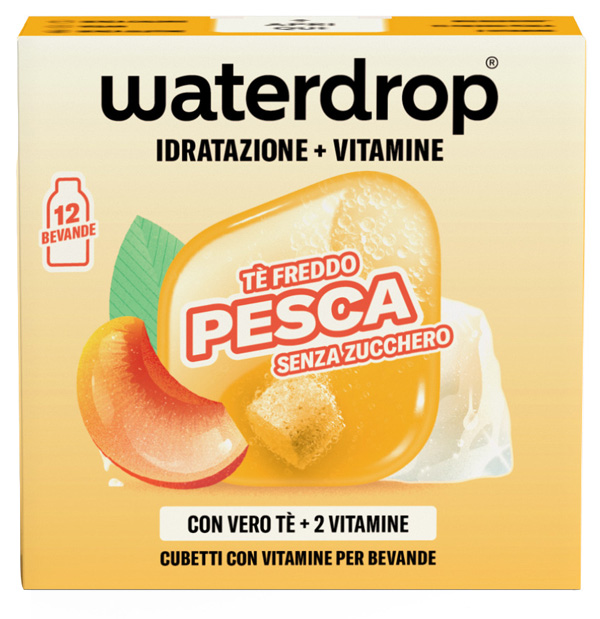 WATERDROP ICE TEA PESCA 12 CUBETTI - Farmapre
