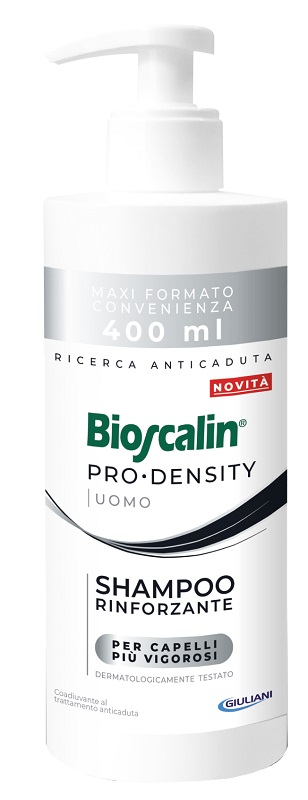 BIOSCALIN PRO DENSITY UOMO SHAMPOO RINFORZANTE 400 ML - Farmapre