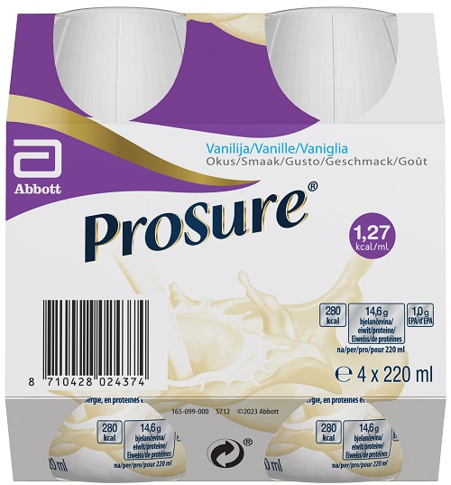 PROSURE VANILLA 4 BOTTIGLIE DA 220 ML - Farmapre