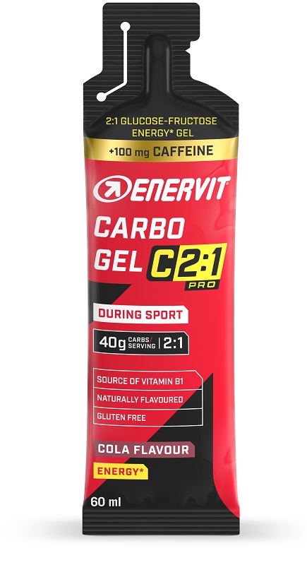 ENERVIT C2 1 PRO CARBO GEL COLA CON CAFFEINA 60 ML - Farmapre