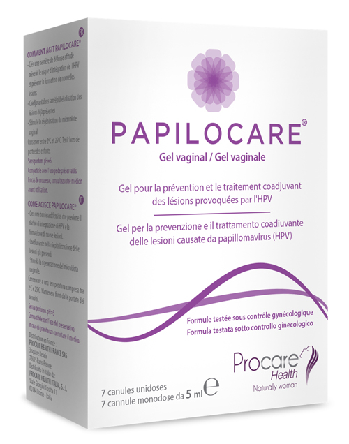 PAPILOCARE GEL VAGINALE 7 CANNULE MONODOSE X 5 ML - Farmapre