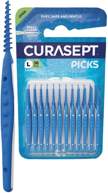 CURASEPT PICKS LARGE 36 PEZZI - Farmapre
