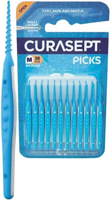 CURASEPT PICKS MEDIUM 36 PEZZI - Farmapre