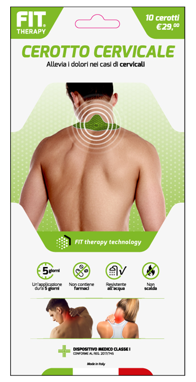 FIT THERAPY CEROTTO CERVICALE 10 PEZZI - Farmapre