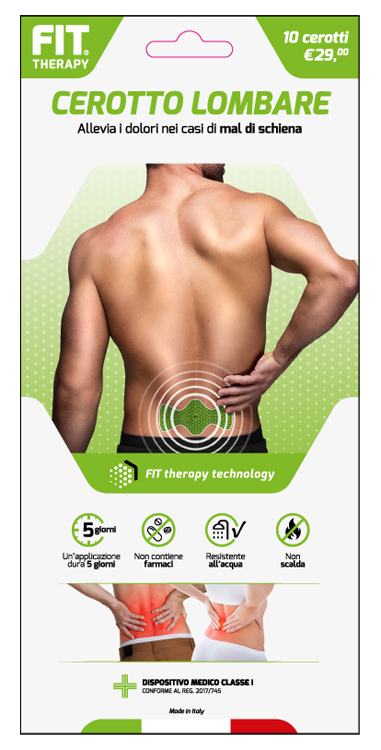 FIT THERAPY CEROTTO LOMBARE 10 PEZZI - Farmapre