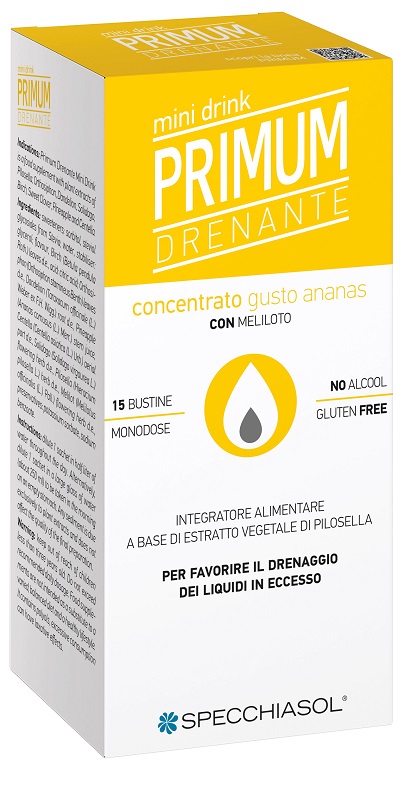 PRIMUM DRENANTE MINI DRINK ANANAS 15 BUSTINE - Farmapre