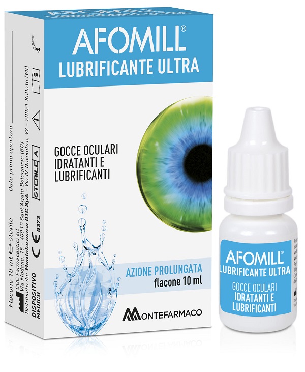 AFOMILL LUBRIFICANTE ULTRA GOCCE OCULARI 10 ML - Farmapre