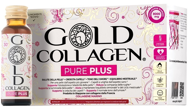 GOLD COLLAGEN PURE PLUS 10 FLACONCINI DA 50 ML - Farmapre