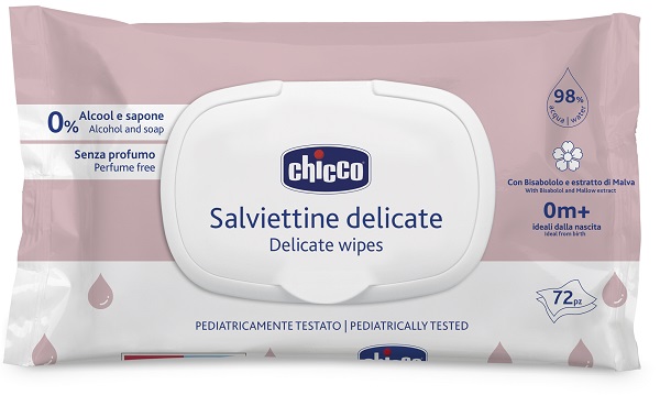 CHICCO SALVIETTE DELICATE 72 PEZZI PLAQUE - Farmapre