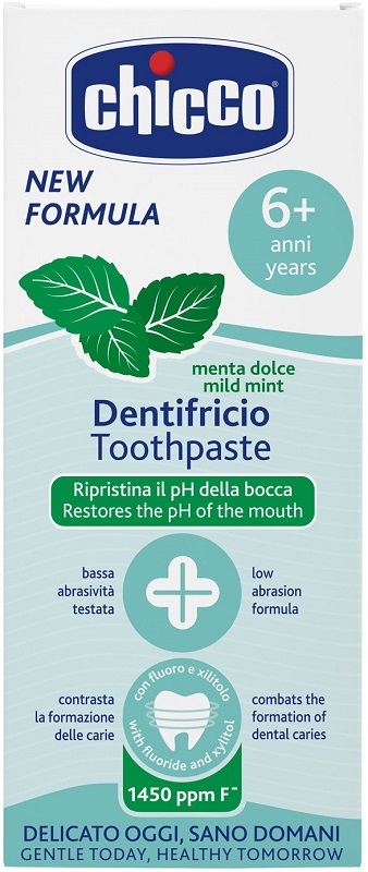 CHICCO DENTIFRICIO 6 ANNI+ MENTA DOLCE 50 ML - Farmapre